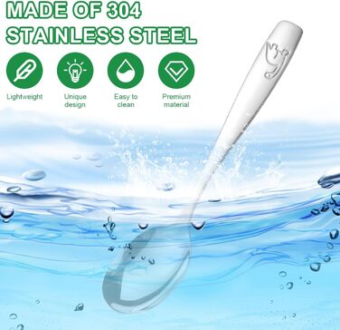 Набір дитячого столового приладдя з нержавіючої сталі (6 шт.) - 2 виделки, 2 ножі, 2 ложки. З гравіюванням, від 3 років.