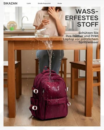 Шкільний рюкзак для підлітків: чорний, унісекс, 44*31*15 см