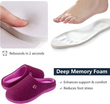 Жіночі халапи RockDove з двокольоровою підошвою з memory foam (38/39 EU, Рожевий Carmine)