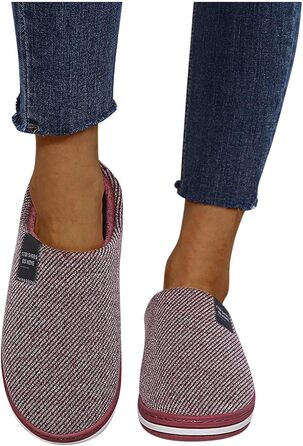 Теплі жіночі/чоловічі тапочки з плюшу та повсті, модель A01, колір водяний кавун, розмір 36 EU