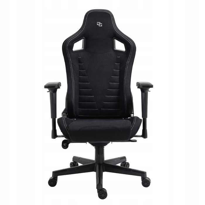 Ігрове крісло Delagear G 808, чорне, оббивка з тканини