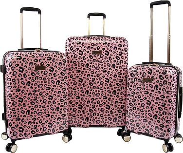 Набір валізів Juicy Couture Jane: рожевий леопардовий принт, 3 частини