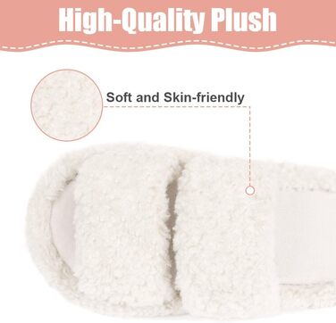 Тапочки жіночі халатні OFF-CUP з м'якою підошвою та декором у вигляді акули, білі, 38/39