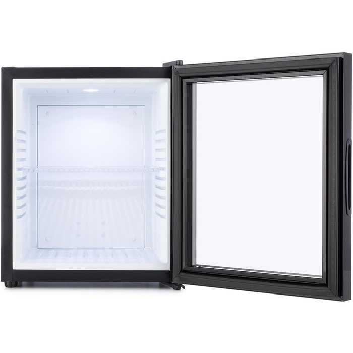 Міні-холодильник Klarstein MKS-13 Minibar: 36 літрів, тихий, легкий у чищенні, чорно-сріблястий