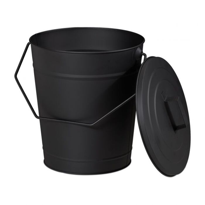 Relaxdays Ash Bucket with Lid