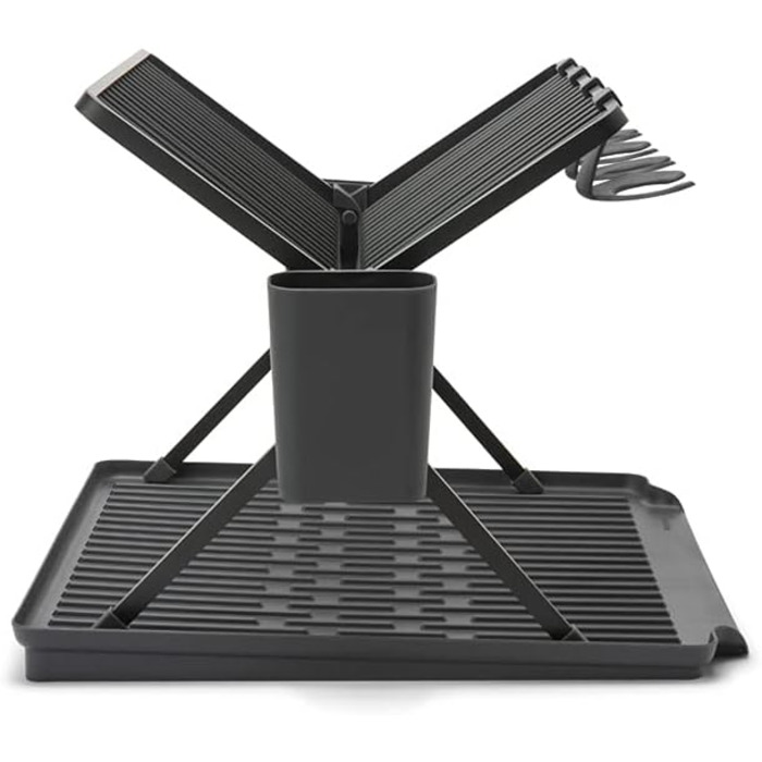 Brabantia Folding Dish Drainer (L, Dark Grey)
