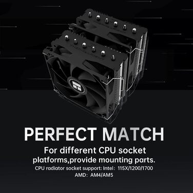 Система охолодження CPU Thermalright Peerless Assassin 120 SE ARGB, 120 мм, 6 heatpipes, для AMD AM4/AM5 та Intel LGA 1700/1851