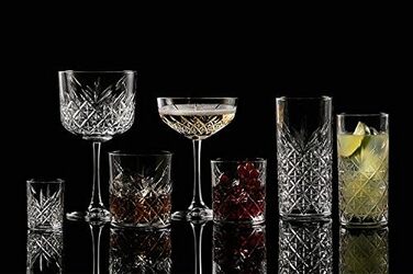Набір склянок Pasabahce Timeless 52820, скло, 6 шт, кришталевий дизайн, 14,3 см, для лонгдрінків