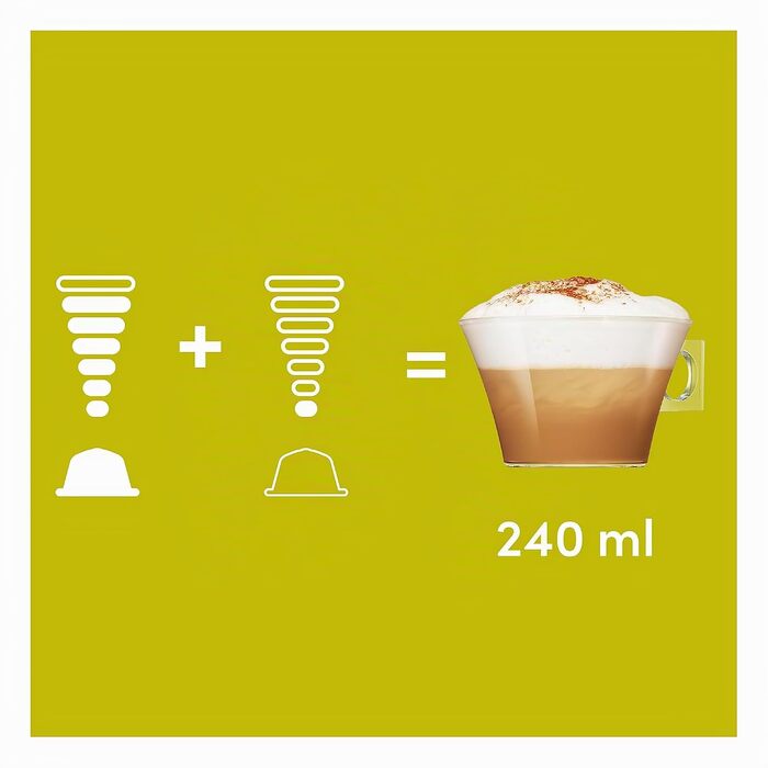 Кавові капсули NESCAFÉ Dolce Gusto Cappuccino, 90 капсул (3 упаковки по 30 шт)