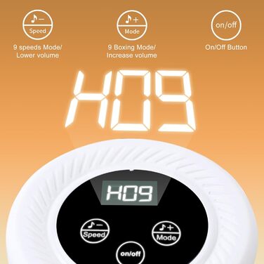 Bluetooth Wall-Mounted Boxing Machine with Music - 9 Modes, Electronic Punching Bag for Kids & Adults
