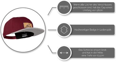 Кепка бейсболка Jumping Bird • Зручна, регульована, легко миється • Бордовий колір
