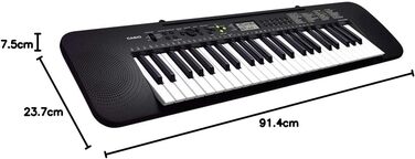 Клавішний синтезатор Casio CTK-240, 49 клавіш, чорний