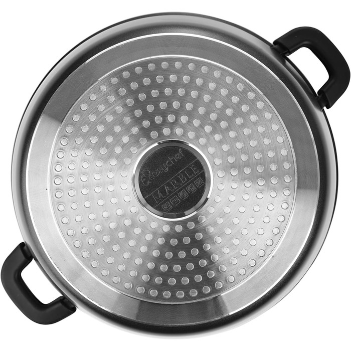 Набір каструль CosyChef Leia 28 см, 2 шт., з антипригарним покриттям та скляною кришкою, для всіх типів плит, індукційна, PFOA-free