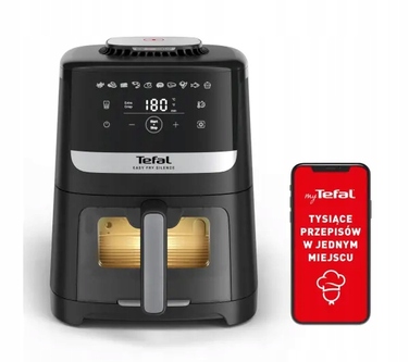 Аерофритюрниця Tefal Easy Fry Silence Vision XL EY5568, 1670 Вт, 5 л
