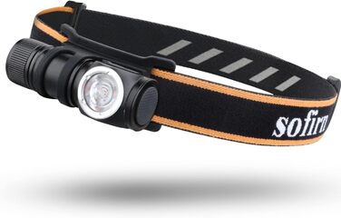 Ліхтарик-налобний Sofirn HS10 Mini, 1100 люмен, LED, USB-зарядка, 8 режимів, водонепроникний, LH351D 5000K, високий CRI 90, для бігу, туризму, риболовлі
