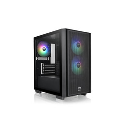 Корпус Thermaltake Versa H16 TG ARGB - Мікро-ATX, Чорний