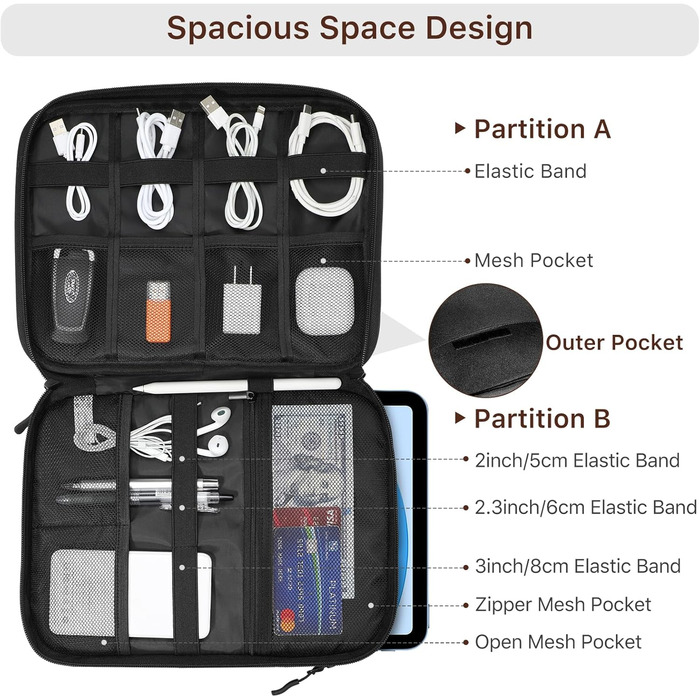 Органайзер для гаджетів Dadanism: сумка-чохол для планшетів 9-11
