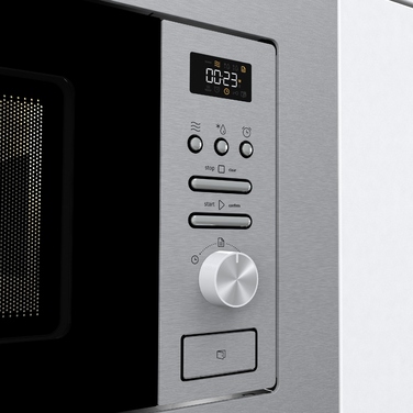 Вбудована мікрохвильова піч Gorenje BMI201AG1X з грилем, 20 л