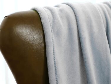 Плед Mixibaby: м'який та теплий, 150x200 см, світло-сірий | Плед для дому, дитячий плед