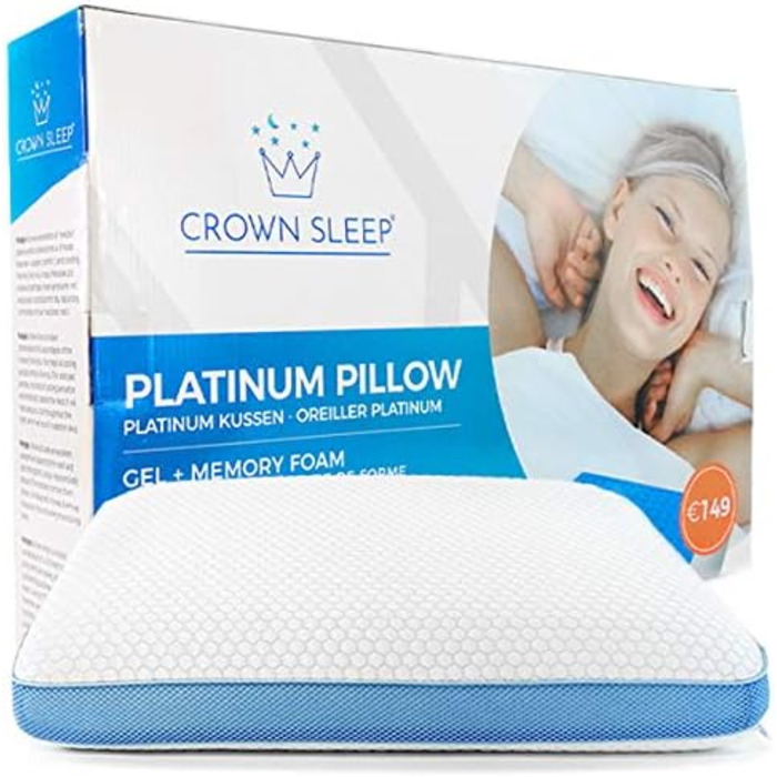 Orthopedic Pillow Gel + Memory Foam 60x40x12 | Crown Sleep