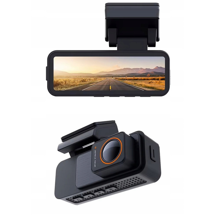 Автомобільний відеореєстратор Fastcam M9 4K UHD з Wi-Fi, кутом огляду 170° та задньою камерою