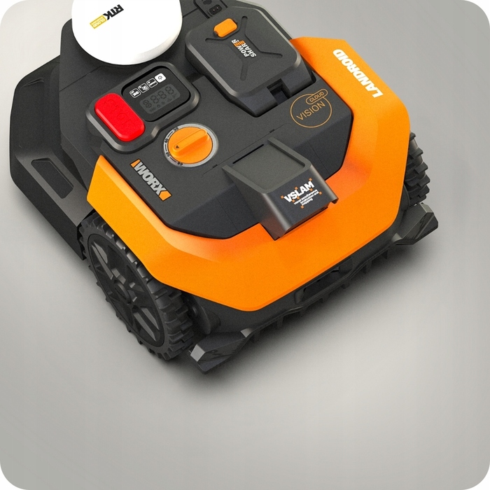 Робот-газонокосарка без розмежувального кабелю Worx Vision Cloud RTK V-SLAM 650 м² WR365E