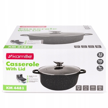 Каструля традиційна Kamille, 10 л