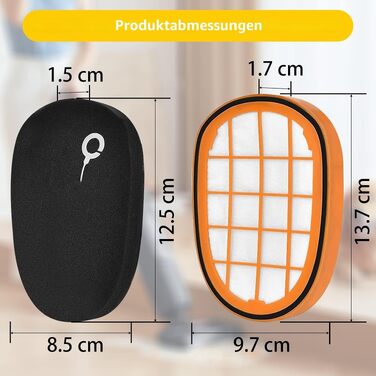 Набір фільтрів для акумуляторного пилососа Philips SpeedPro Max Aqua, 6 шт.