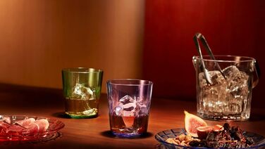 SCANDINOVIA - 400ml Unbreakable Premium Drinking Glasses - Set of 6 - Tritan Plastic Beakers - BPA Free - Dishwasher Safe - Stackable