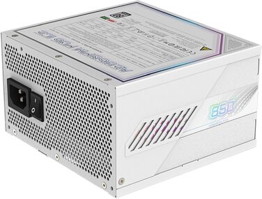 Блок живлення GIGABYTE AORUS Elite P850W Ice 850W, PCIe 5.0, 80 Plus Platinum, повністю модульний, ATX 3.0, білий