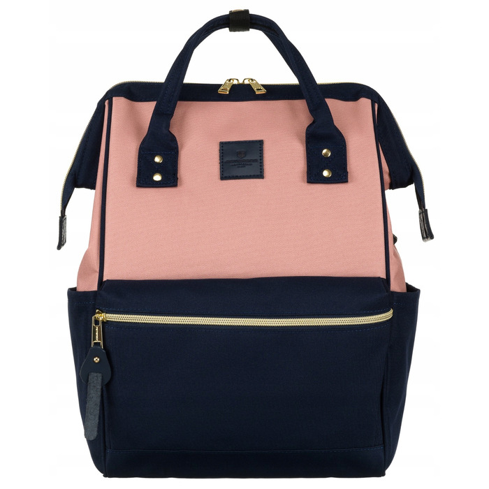 Міський рюкзак Peterson PTN ALFA NAVY+PINK, рожевий
