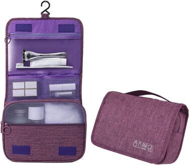 Сумка-органайзер для подорожей, сіра (темно-фіолетовий)
