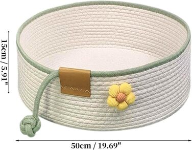 Тканинне ліжко для котів, 40 см, розкладний кошик-гніздо, дихаюче ліжко для домашніх тварин, стійке до подряпин, універсальне ліжечко для кошенят (L, Бежевий)