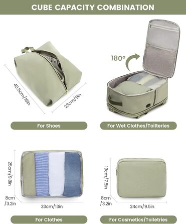 LOVEVOOK Рюкзак для жінок, великий, ручна поклажа, 17.3