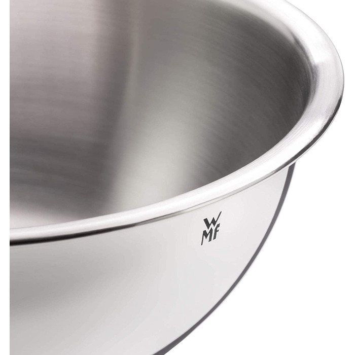WMF Function Bowls Mixing Bowl Set, 2-piece, Ø 22 and 24 cm, Cromargan Stainless Steel, multifunctional as mixing bowl, salad bowl, serving bowl, stackable