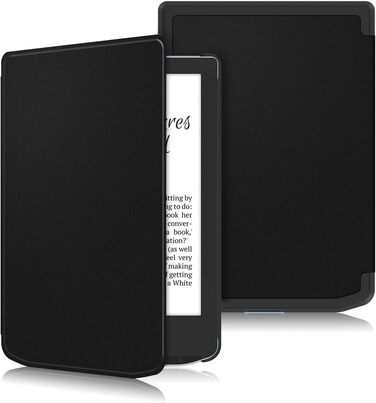 Чохол для Pocketbook Verse PB629 / Verse Pro PB634 - Flip Cover з авто-функцією сну/пробудження, чорний