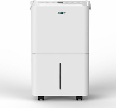 Електричний осушувач повітря Uhome 12L - 54м³, автоматичне вимкнення, сенсор вологості, режим сушіння білизни, фільтр з активованим вугіллям