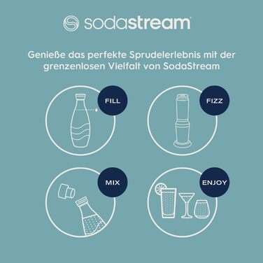 SodaStream Crystal 3.0: Газова вода вдома | Титан | 2 пляшки 0.8л + CO2 балон
