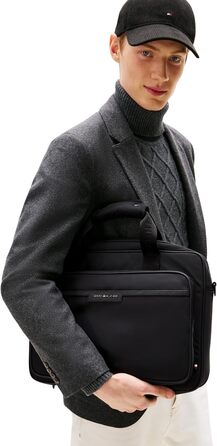 Сумка для ноутбука Tommy Hilfiger Repreve з ременем для візка, чорна (Black) - Універсальний розмір