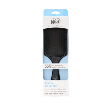WET BRUSH Paddle Detangler Brush чорного кольору - щітка для розчісування мокрого волосся, 1 шт.
