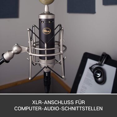 Професійний конденсаторний мікрофон Blue Yeti SL для запису та стрімінгу, сірий (з адаптером для стійки)