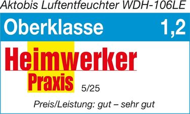 Зволожувач повітря Aktobis WDH-106LE - до 8 л/добу, тиха робота