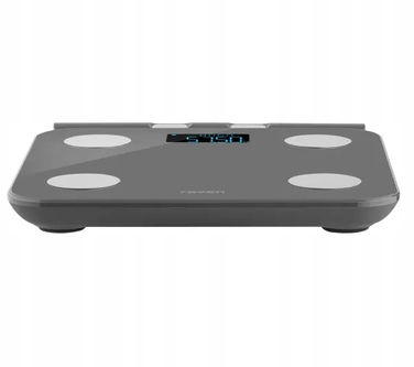 Скляні ваги для ванної Raven EW012BT: аналіз складу тіла, до 180 кг, з підтримкою мобільного додатка