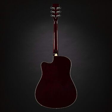 Акустична гітара Red Hill D-1-CE Dreadnought з Cutaway, електроакустична, липа, натуральний колір