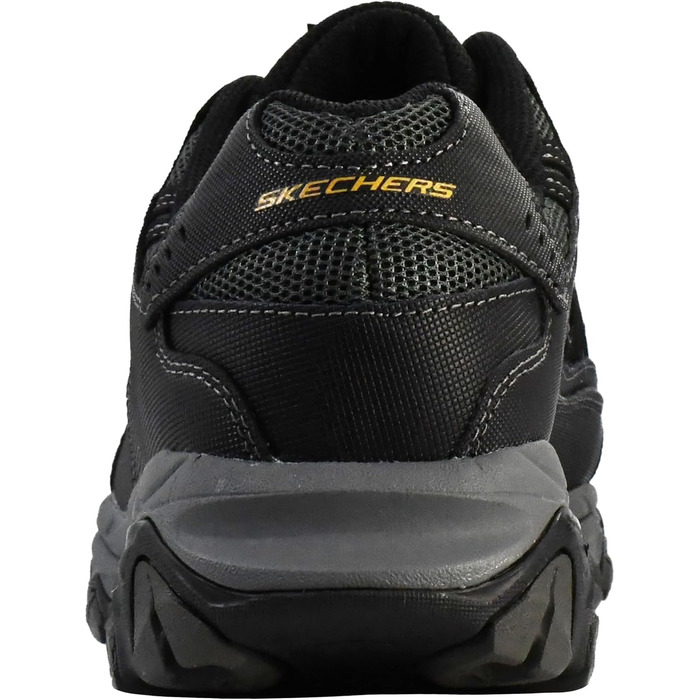 Черевики робочі чоловічі Skechers Cankton Ebbitt зі сталевим підноском, чорно-темно-сірі (31 EU)