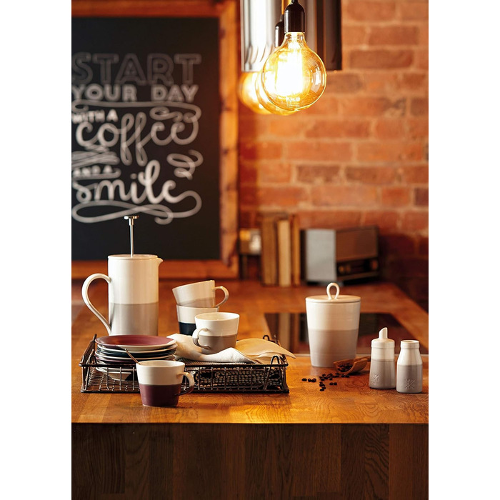 Royal Doulton 40032922 Sugar/Milk Set Coffee Studio, Grey, Porcelain