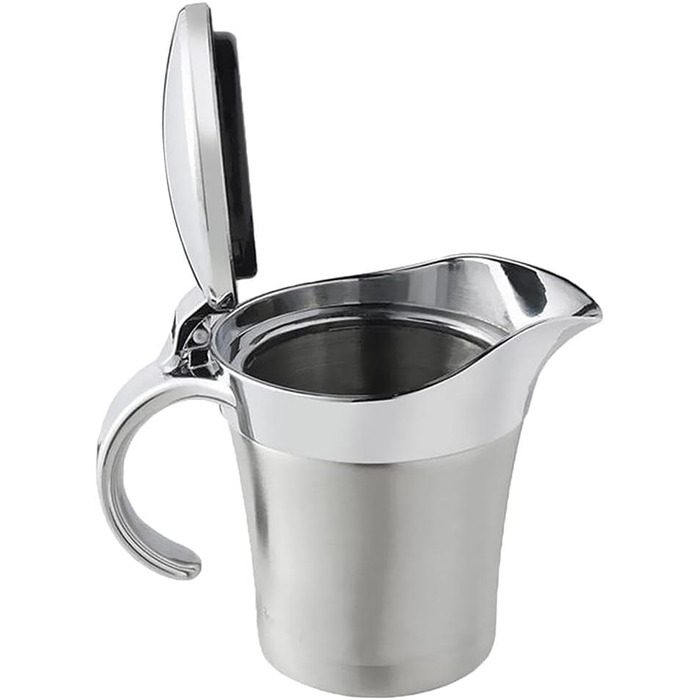 HomeDecTime 2 x Double-Walled Sauce Bowls Stainless Steel Thermal Sauce Pot