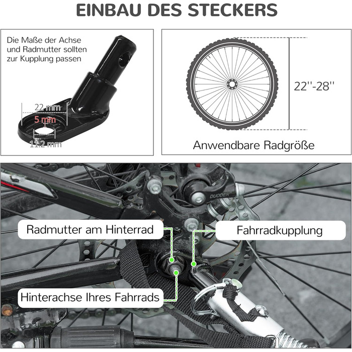 PawHut 2-в-1 Причіп для собак, візок для собак/бігунів з поводком, візок для собак з відбивачами та амортизаторами, для середніх собак до 20 кг, Oxford-тканина, зелений