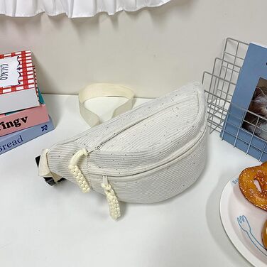 Жіноча поясна сумка з корду, на плече, регульований ремінь, модна сумка-пояс, для відпочинку, спорту, зелена, кросбоді для жінок та чоловіків