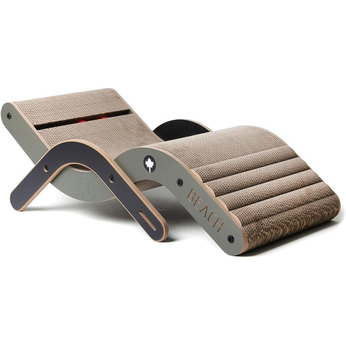 Крісло-лежанка для котів Beach Chair від CanadianCat Company: крізь-доріжка, лежанка, гамак | 70 x 35 x 25 см